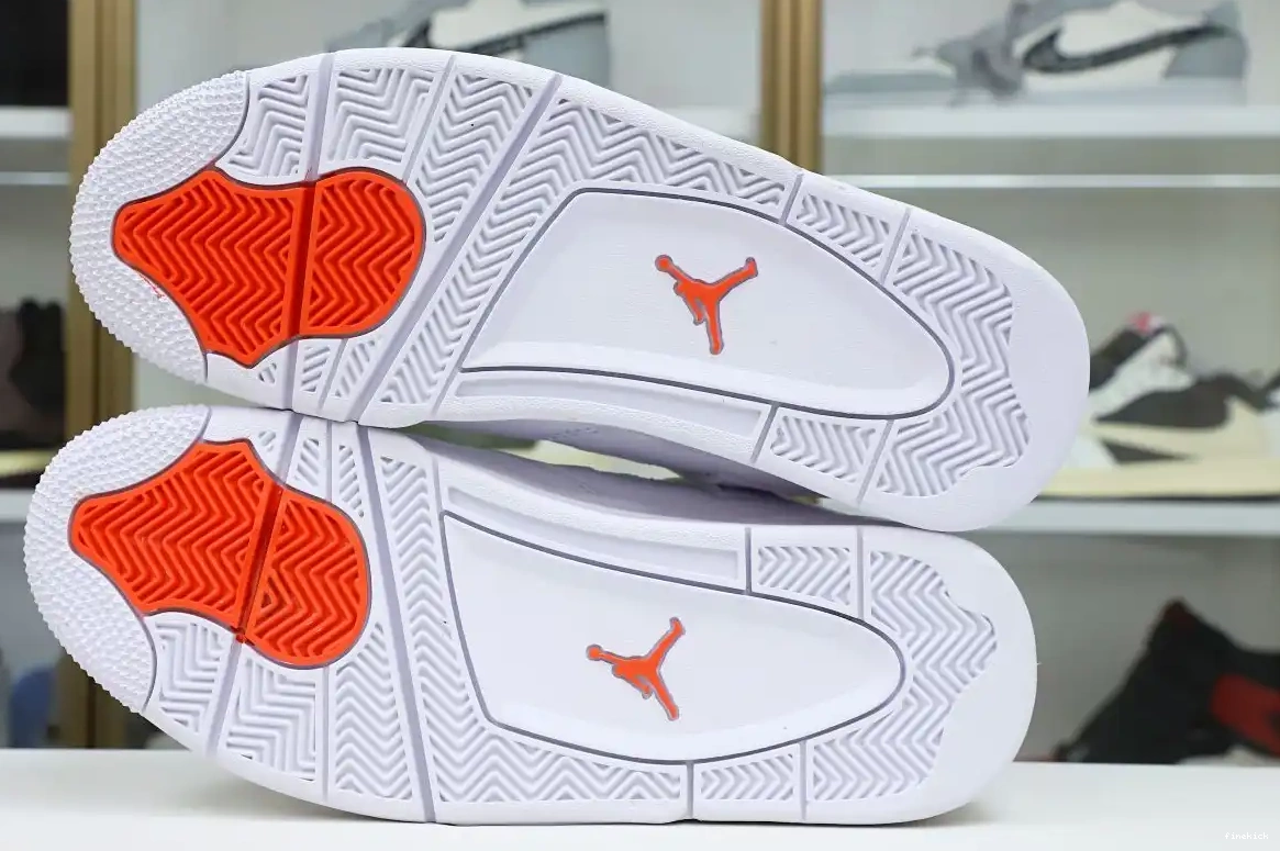 4 Jordan metallic retro“orange Air Jordan 0330
